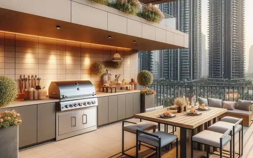 Bbq Area at Exotica by Al Marina.