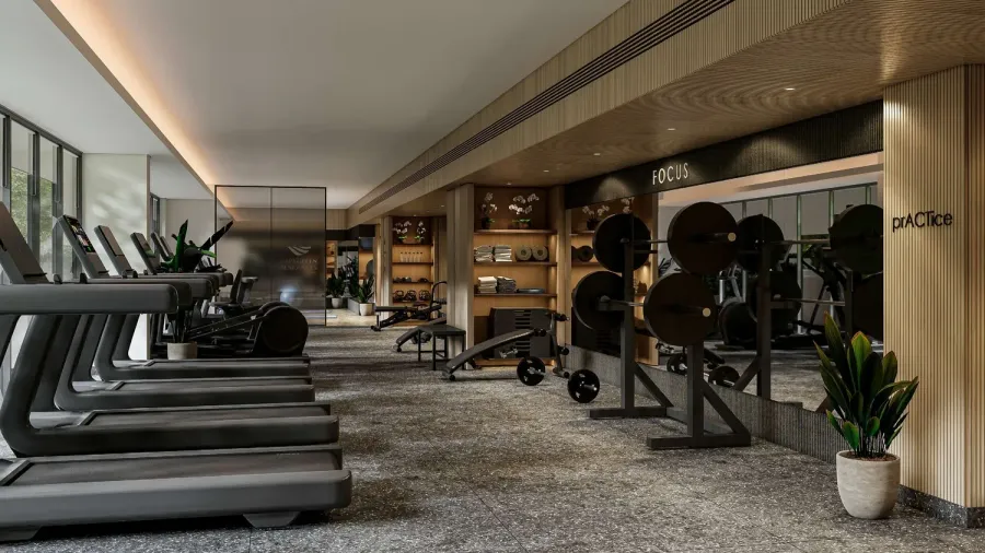 Gym at Parkgreen Residences.