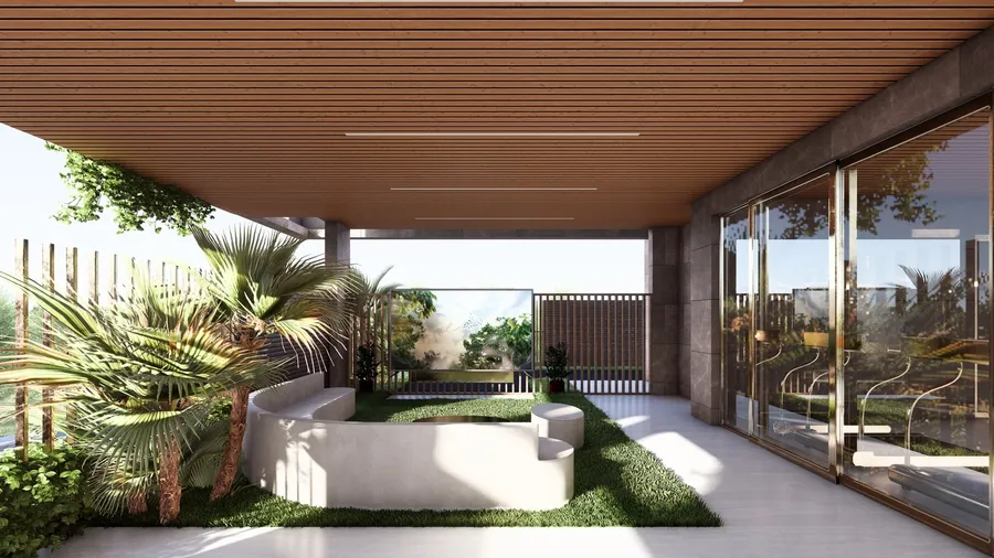 Outdoor Cinema at Amazonia Residence.
