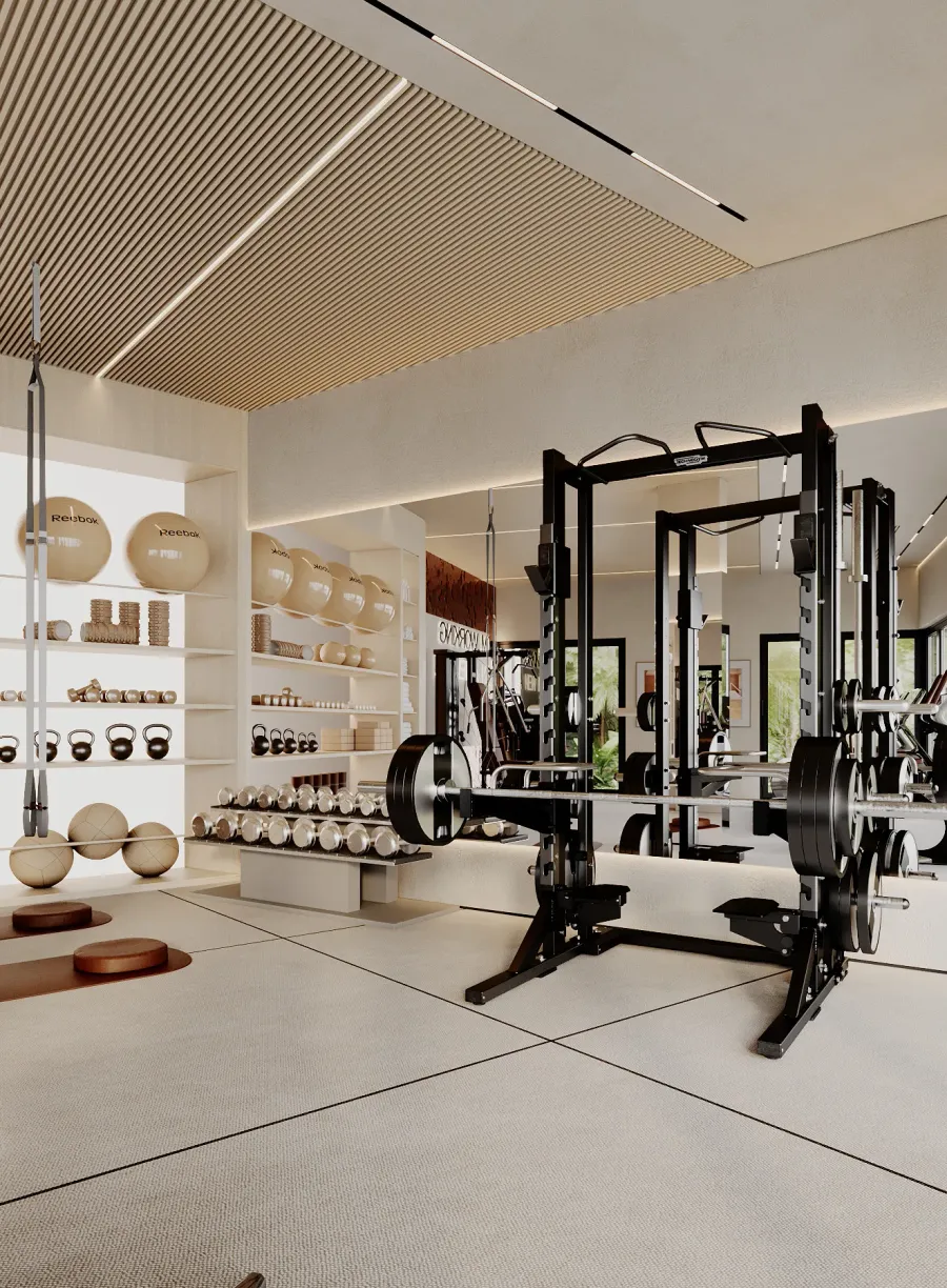 Gym at J-Haus Residence.