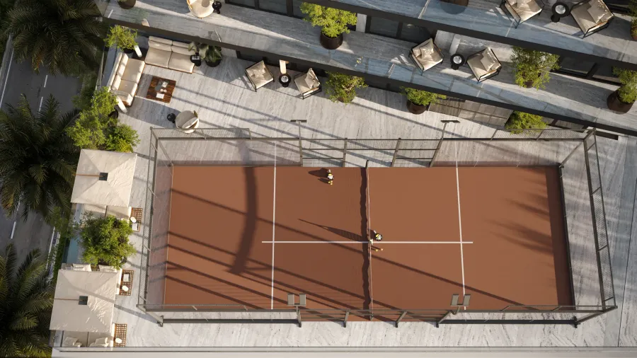 Padel Court at Ashwood Residences.