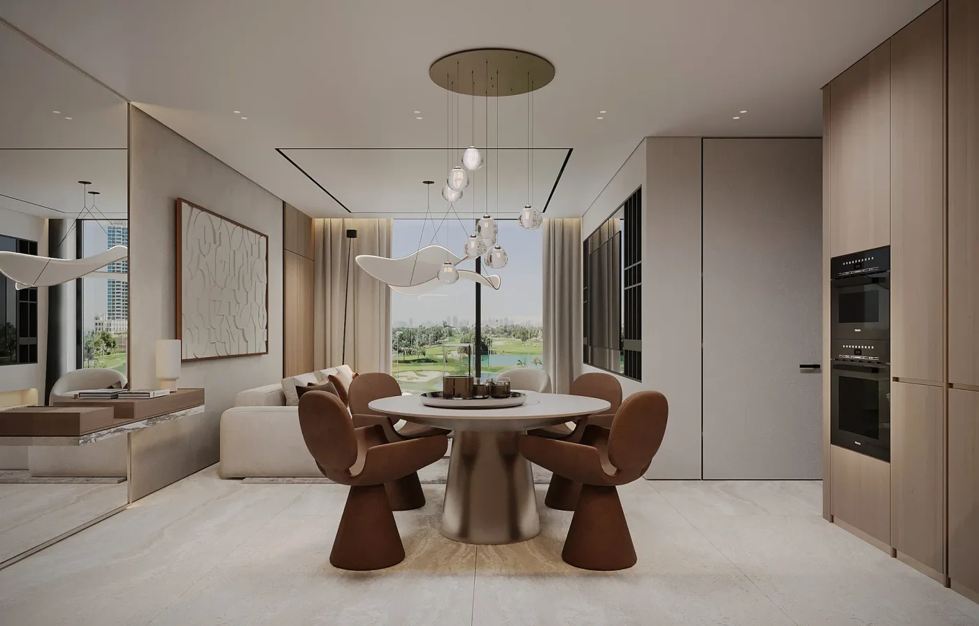 Interior render at Ashwood Residences.