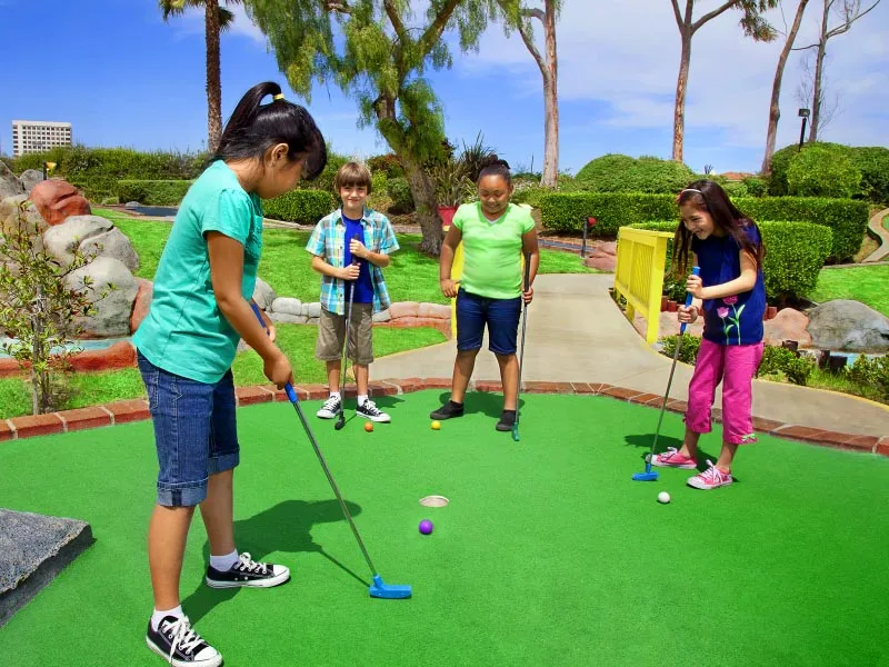 Mini Golf at Sol Levante.