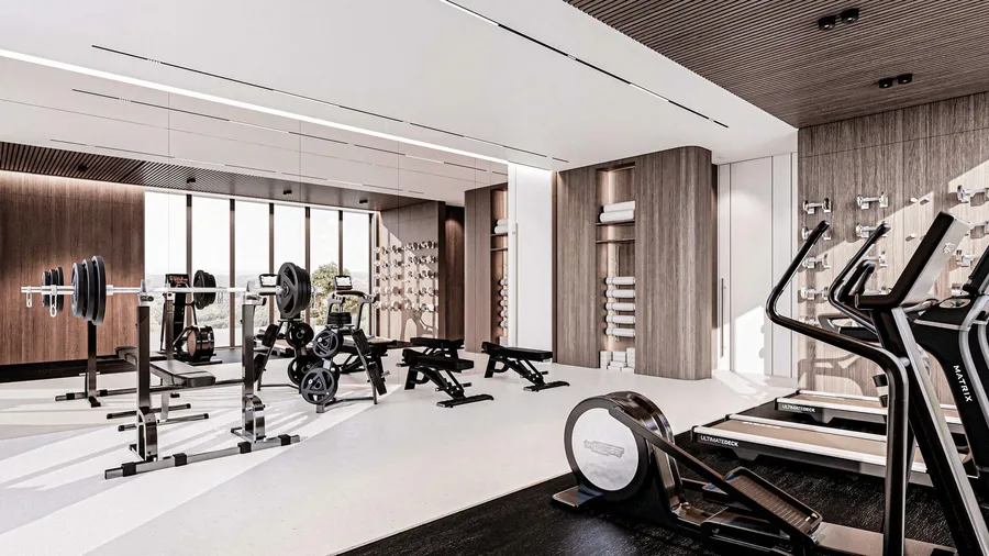 Gym at Urban Horizon.