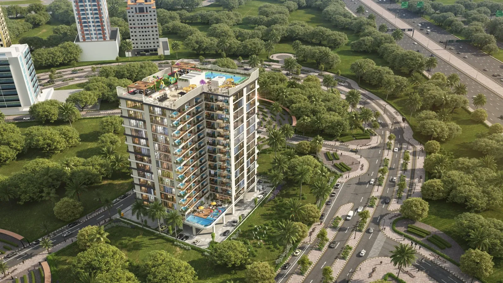 Empire Gardens, Dubailand Residence Complex · render 3