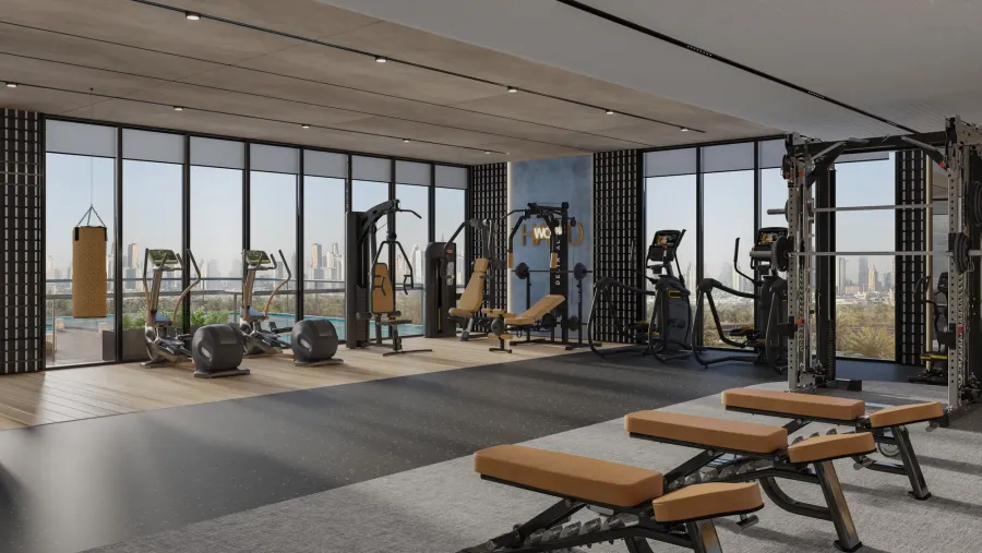Indoor Gym at Empire Gardens.