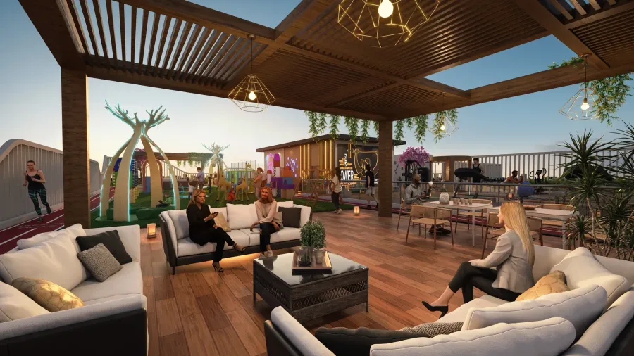 Rooftop Cabanas at Empire Gardens.