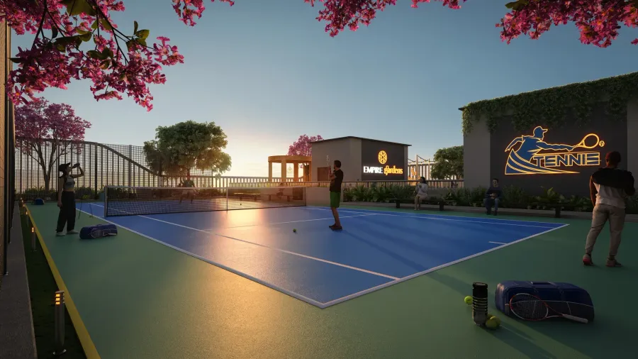 Padel Tennis Court at Empire Gardens.