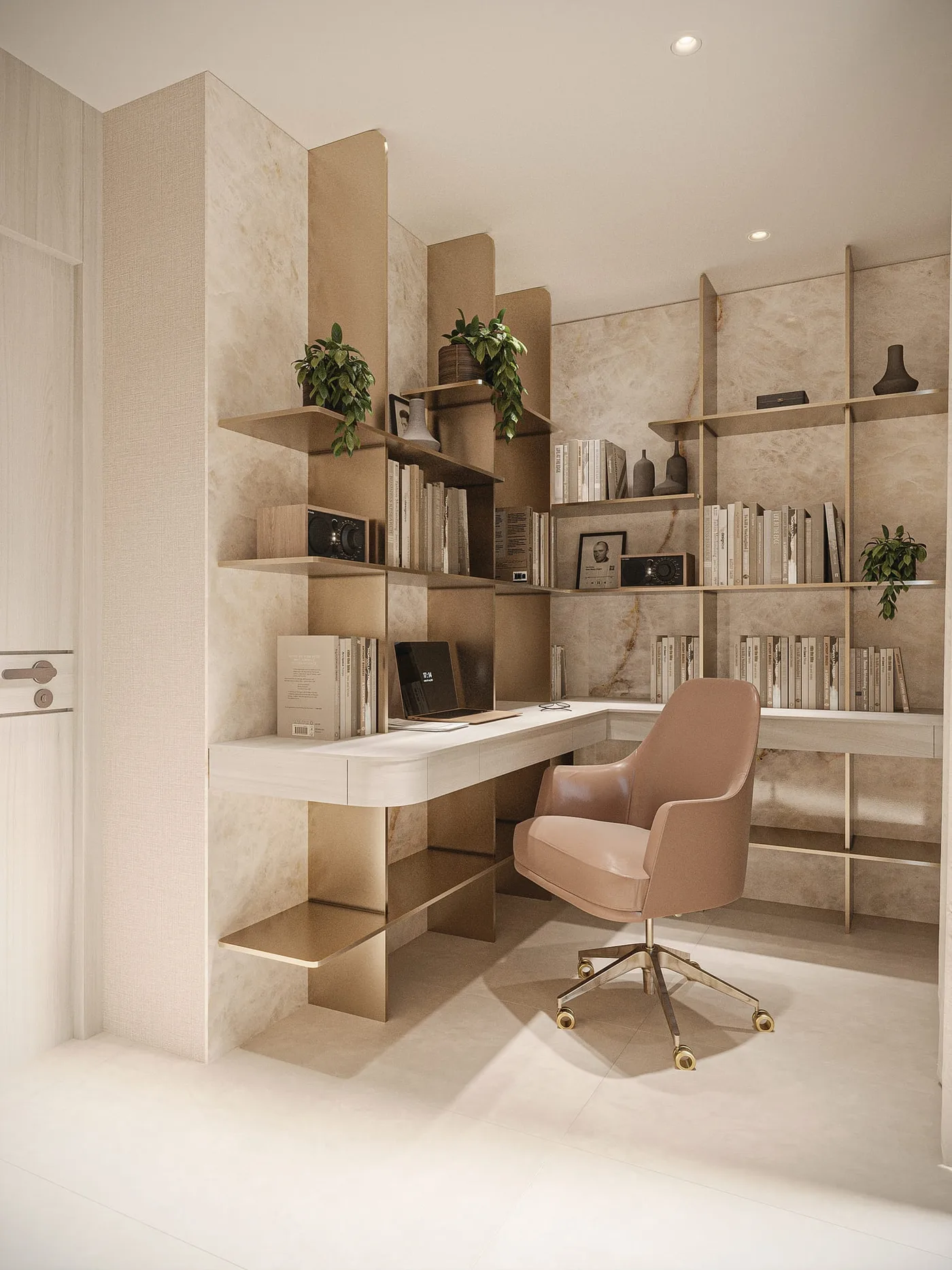 Interior render at Floarea Skies.