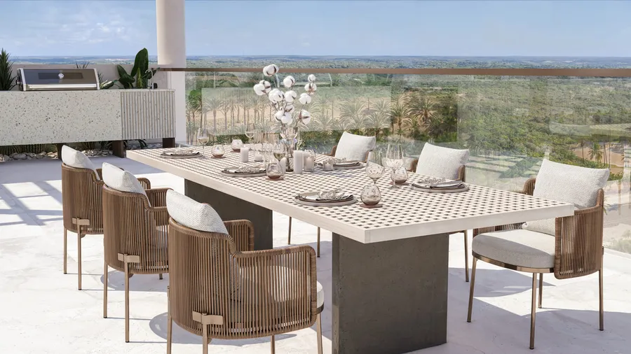 Dining Area at Rivo.
