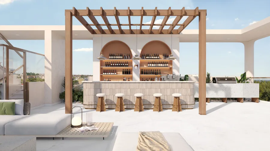 Bbq Area at Rivo.