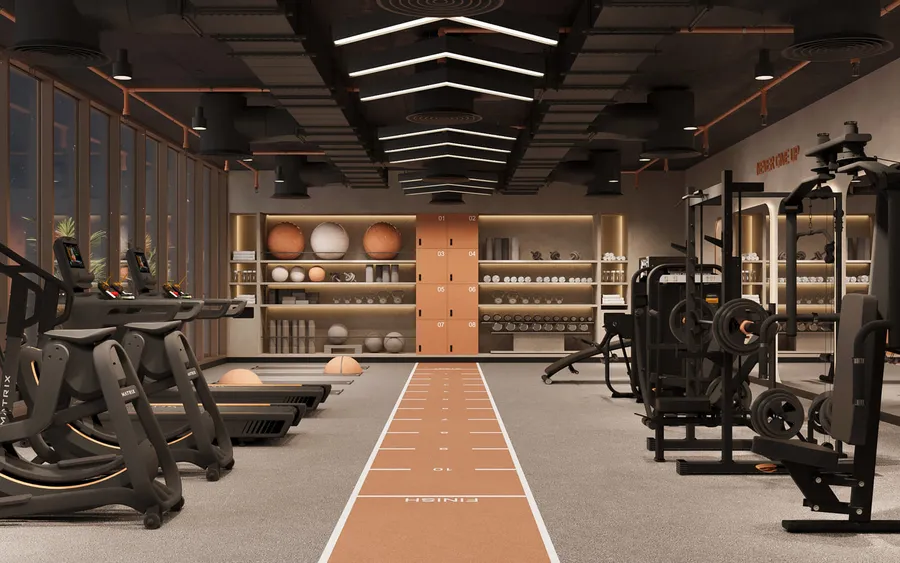 Gym at Rivo.