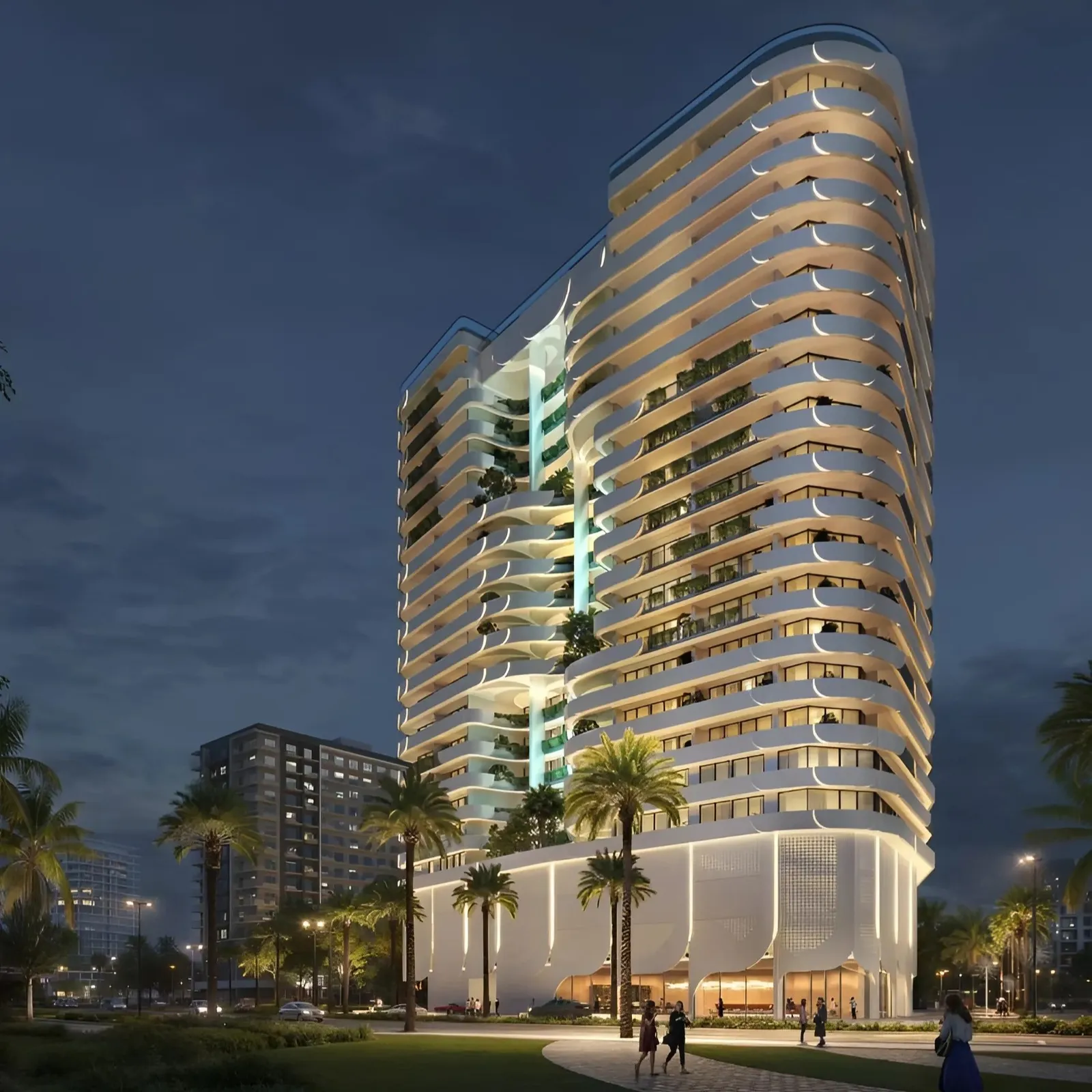 Weybridge Gardens 4, Dubai Land Residence Complex (DLRC) · render 1