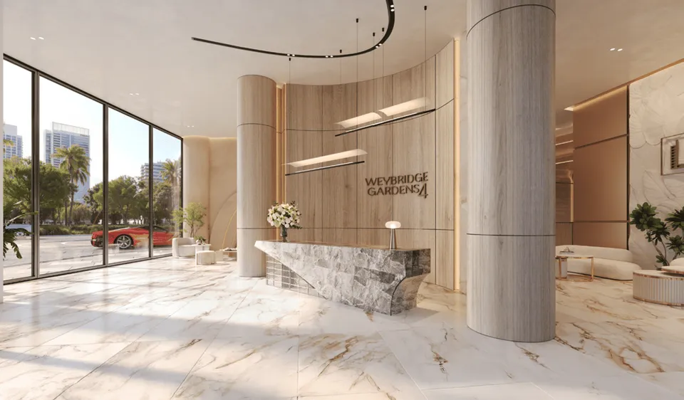 Weybridge Gardens 4, Dubai Land Residence Complex (DLRC) · render 4
