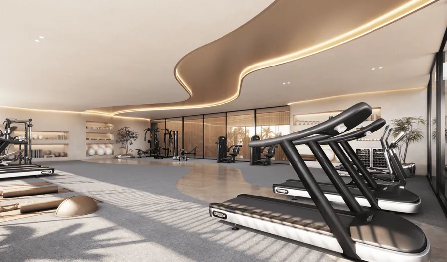 Spacious Gym at Weybridge Gardens 4.
