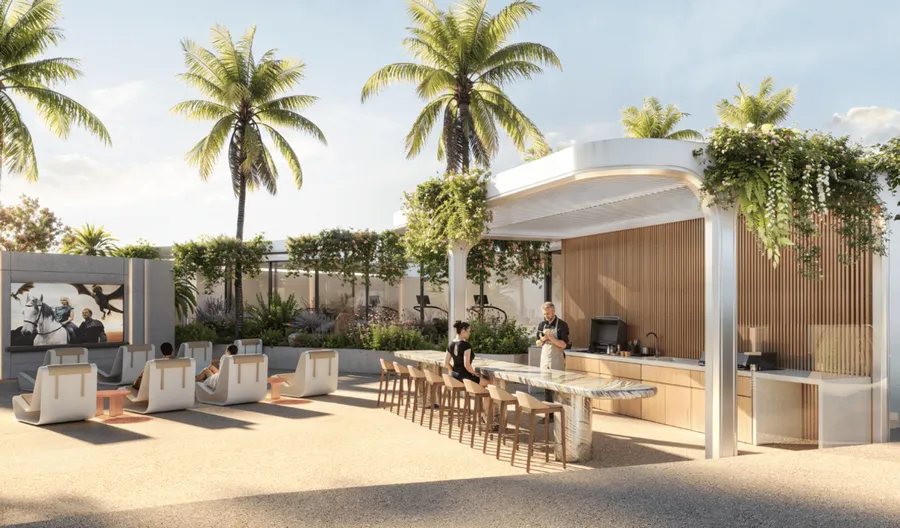 Bar Lounge & Outdoor Cinema at Weybridge Gardens 4.