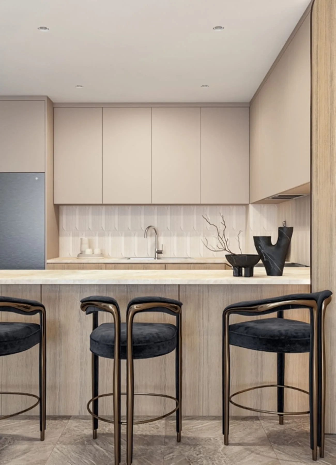 Interior render at Weybridge Gardens 4.