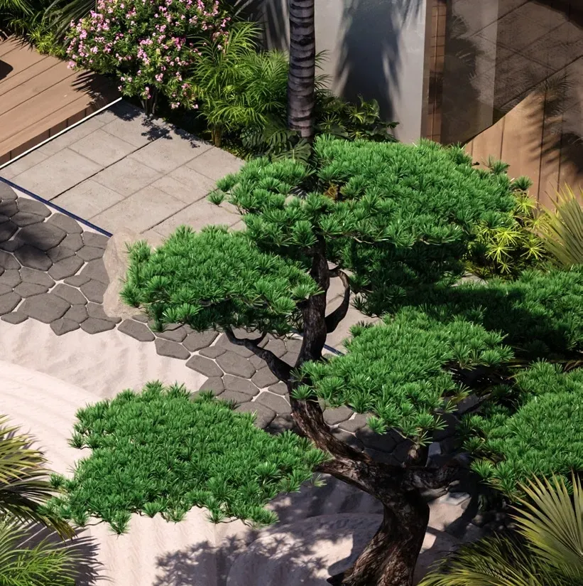 Zen Garden at Divine Al Barari.