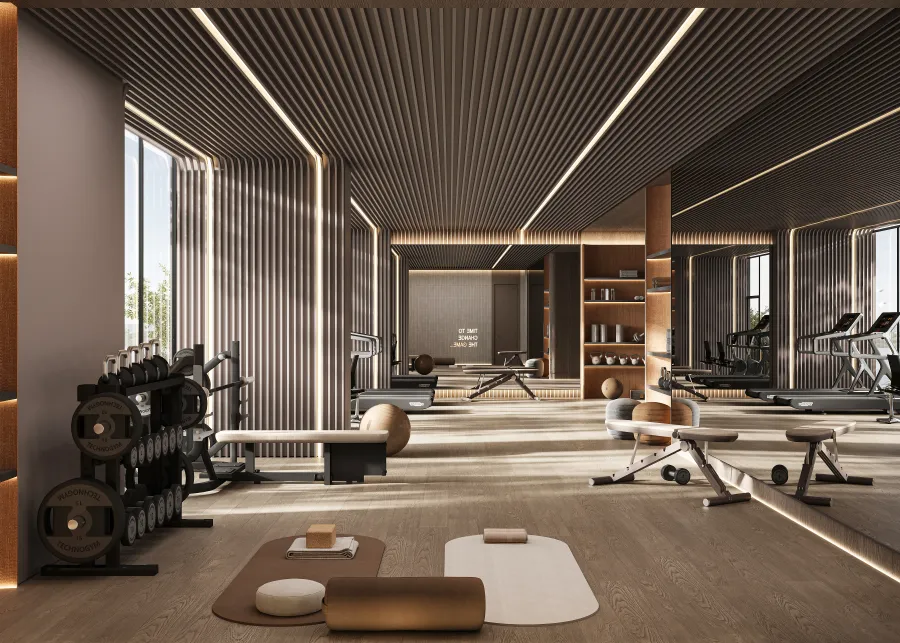 Mixed-use Gym at Divine Al Barari.
