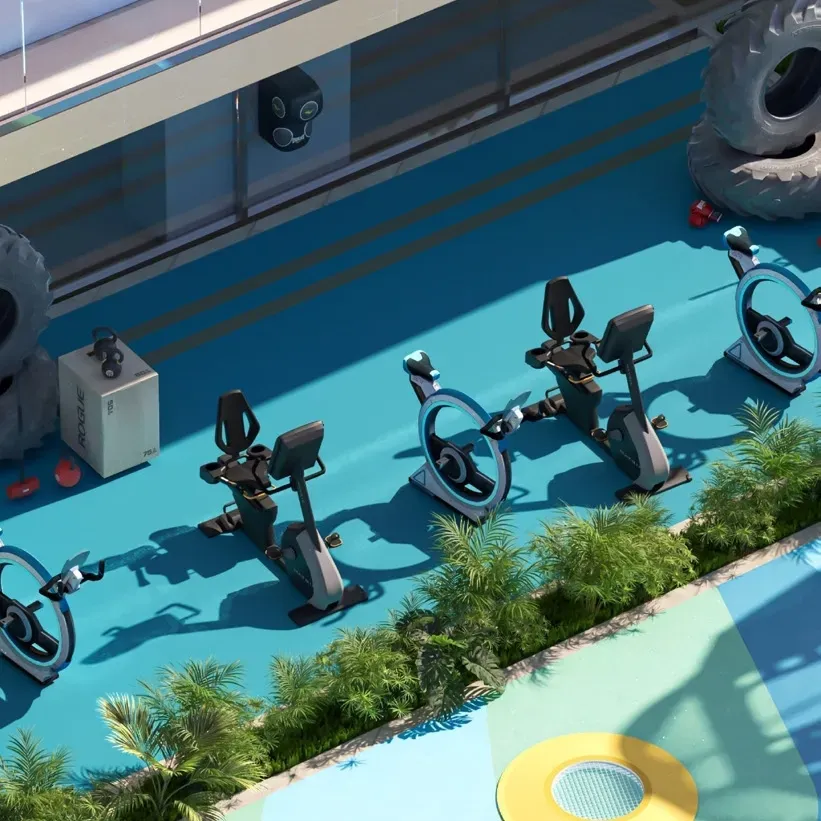 Outdoor Gym at Divine Al Barari.