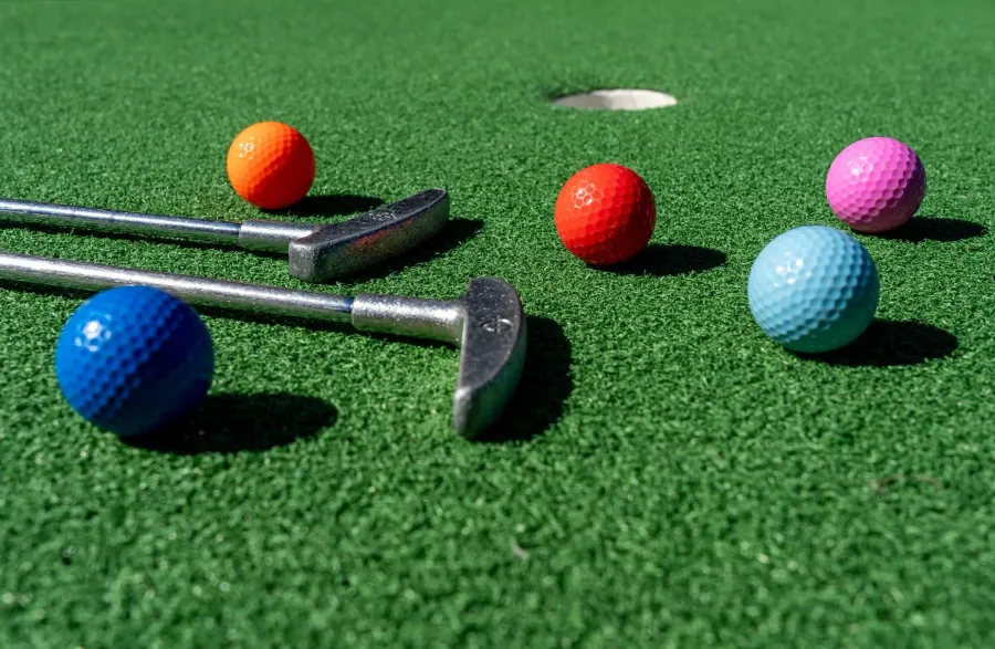 Mini Golf at Divine Al Barari.