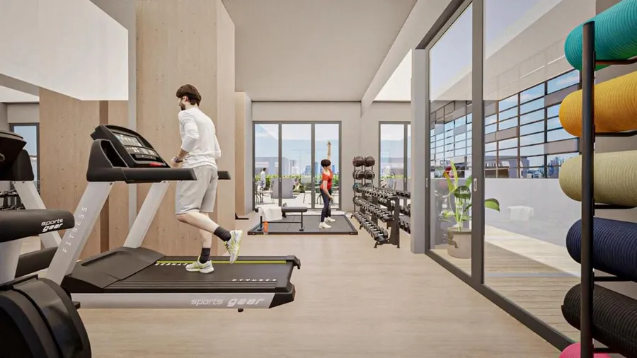 Gym at VOI Residence.