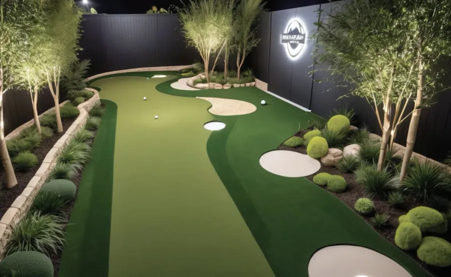 Mini Golf at Altair 52.