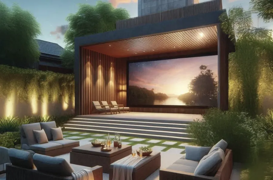 Outdoor Cinema at Altair 52.
