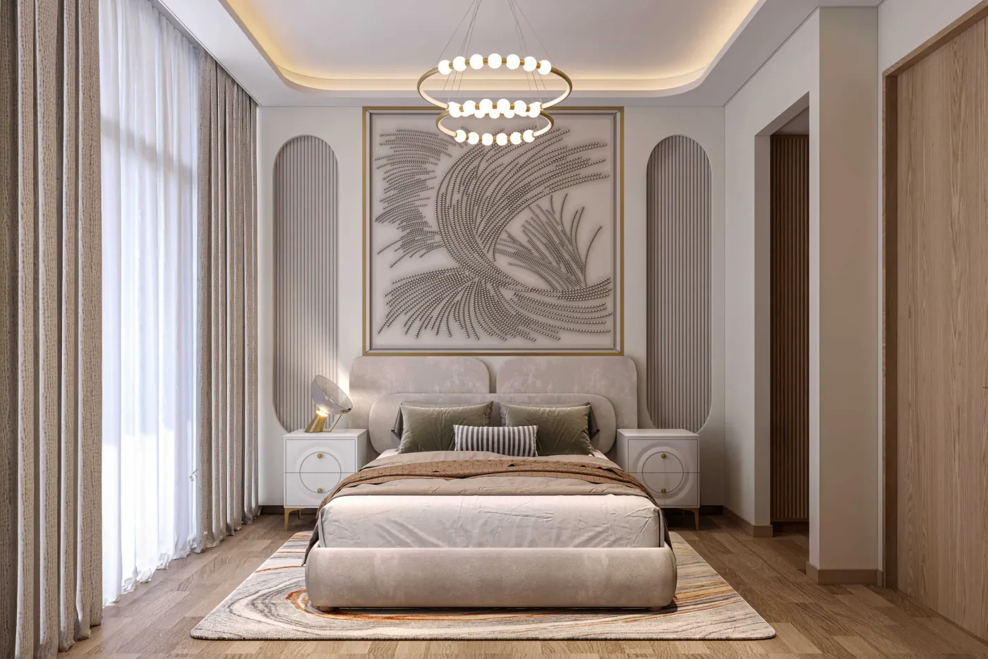 Interior render at Altair 52.