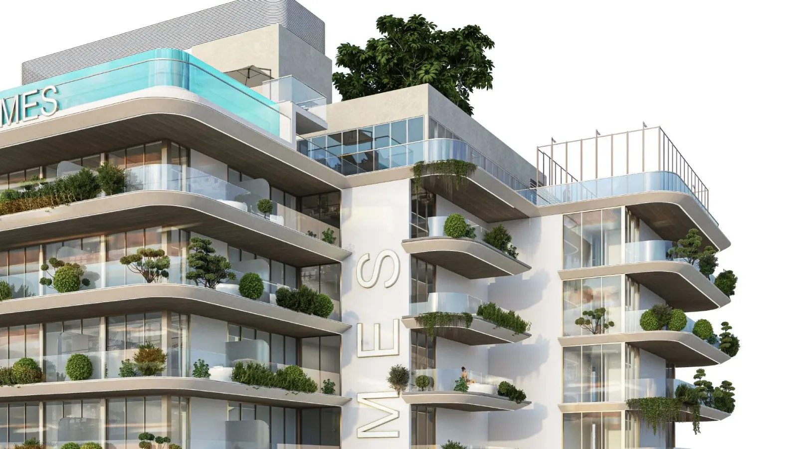 Sky Line by Peace Homes, Dubai Land Residence Complex · render 3