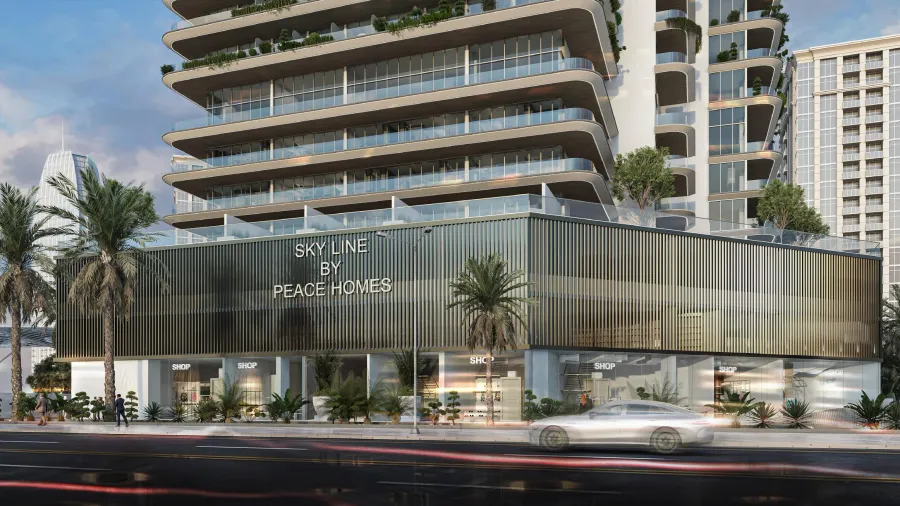 Retail Shops at Sky Line by Peace Homes.