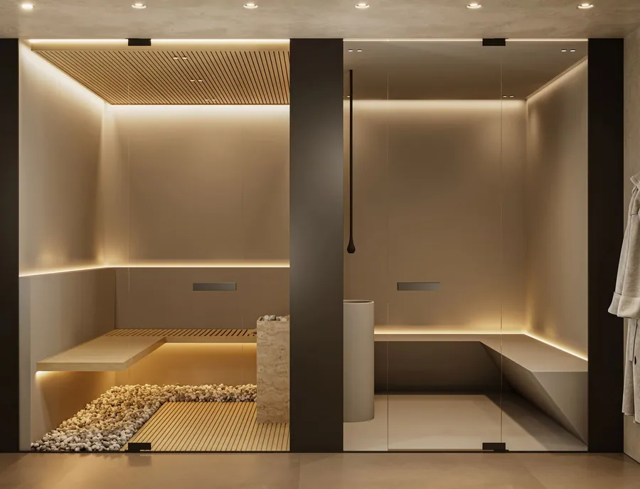 Sauna & Steam Room at Gardens 2 .