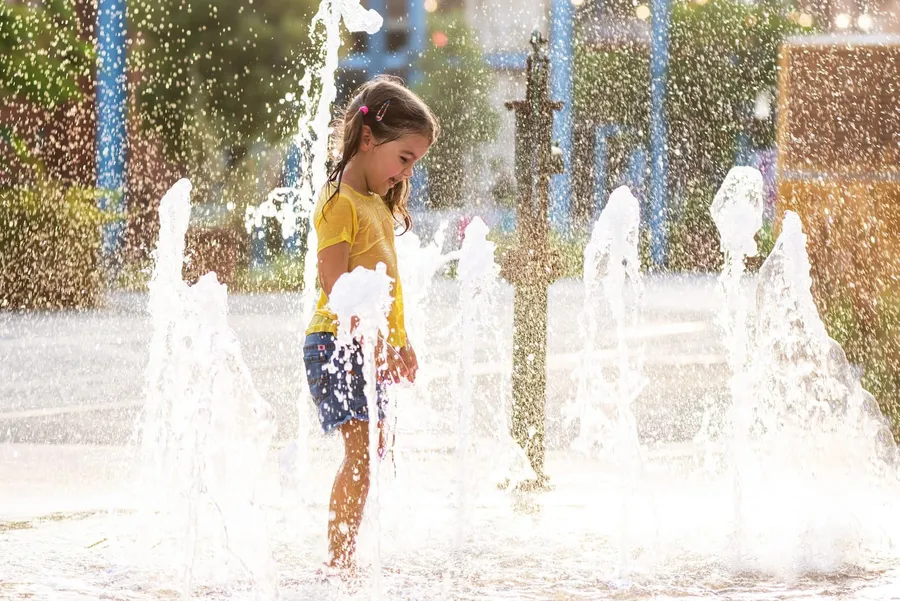 Splash Pad at Gardens 2 .