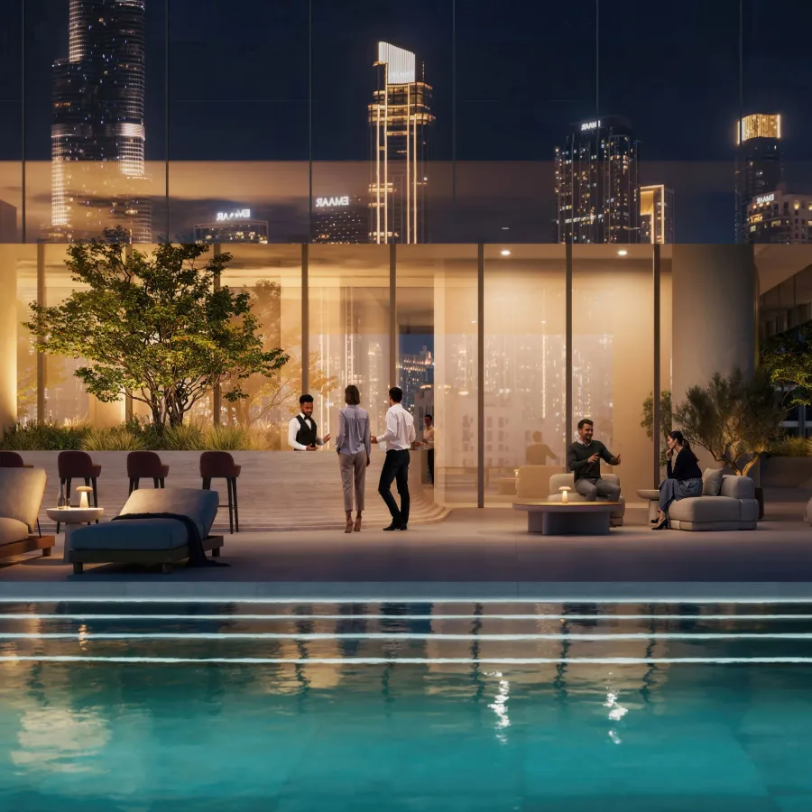 Pool Deck & Garden at Inaura Hotels & Residences Downtown.