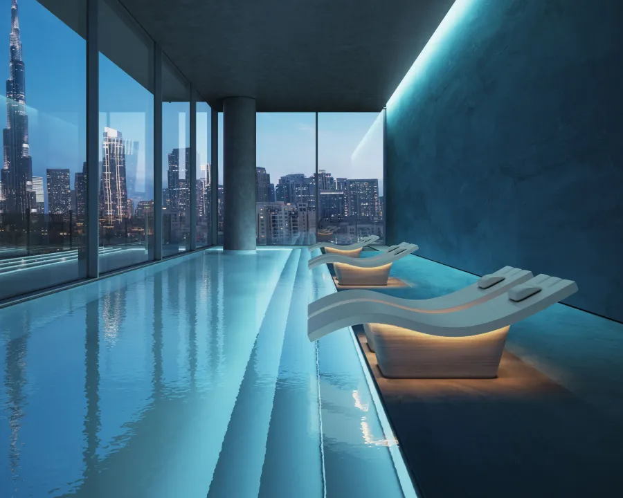 Indoor Pool at Inaura Hotels & Residences Downtown.