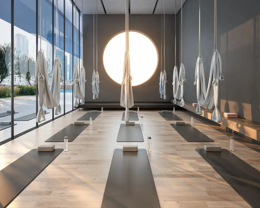 Yoga & Pilates Studio at Inaura Hotels & Residences Downtown.