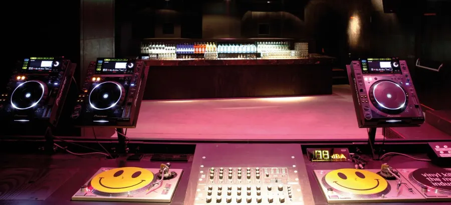 ⁠Dj Booth at Flow Residences.