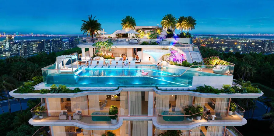 ⁠Infinity Pool at Flow Residences.