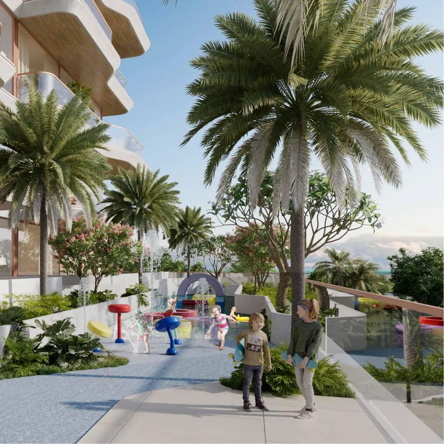 ⁠Splash Pool at Flow Residences.