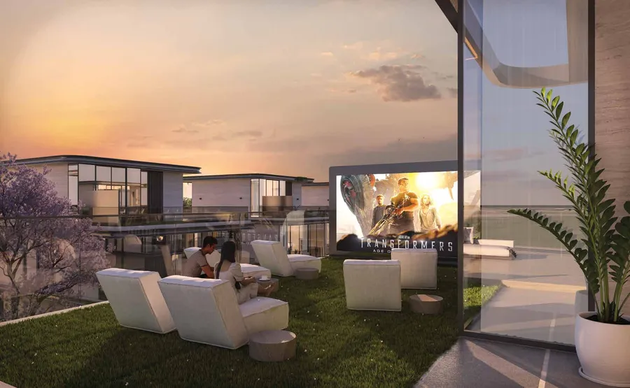 Outdoor Cinema at Wellington Grand Villas.