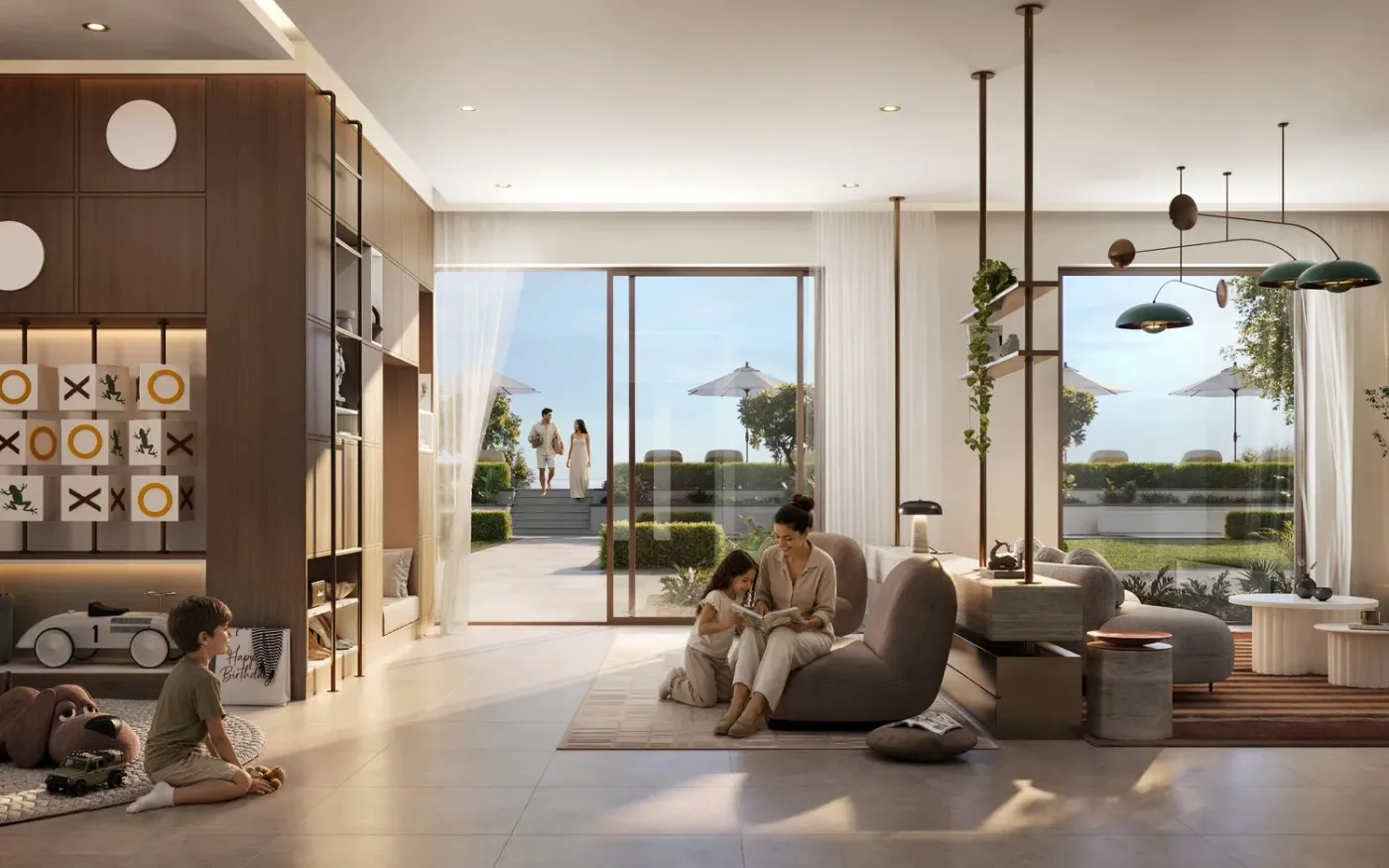 Interior render at Golf Trails.