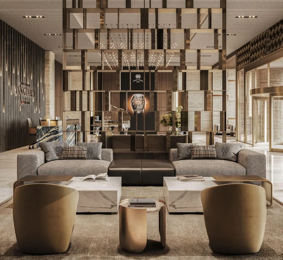 Franck Muller Vanguard, Dubai Marina · render 4