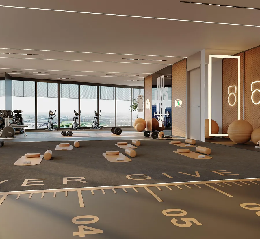 Gym at Franck Muller Vanguard.