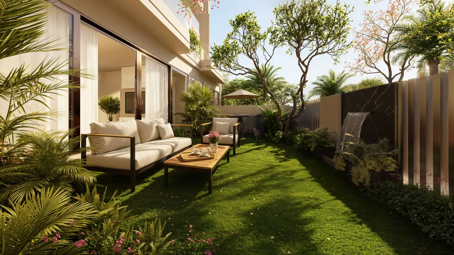 Garden Area at Sol Terra Casa.