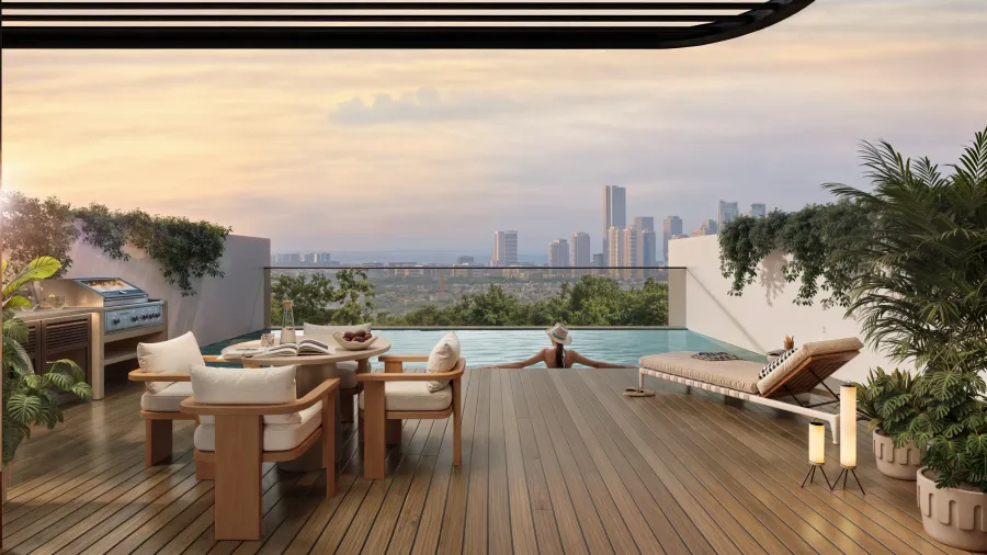 Rooftop Plunge Pool at Sol Terra Casa.