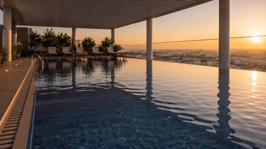 Infinity Pool at Beverly Crown.