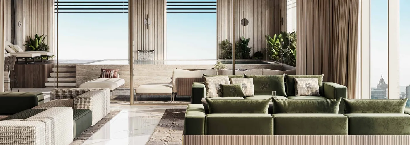 Interior render at Aeternitas.