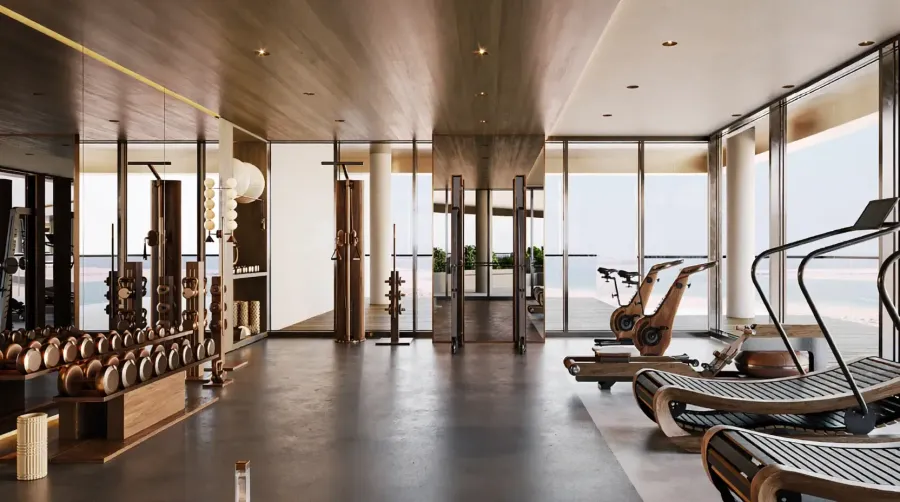 Gym at Cheval Residences.