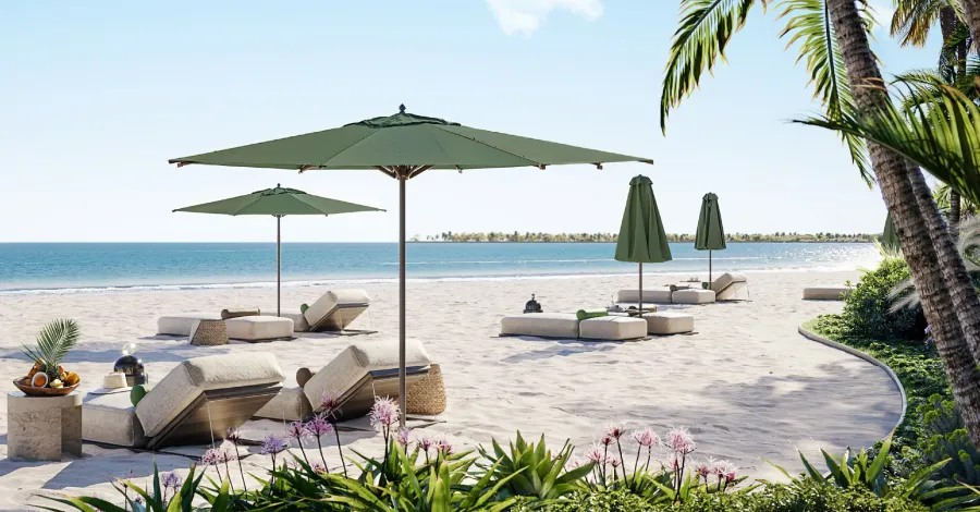 Beach Access at Cheval Residences.