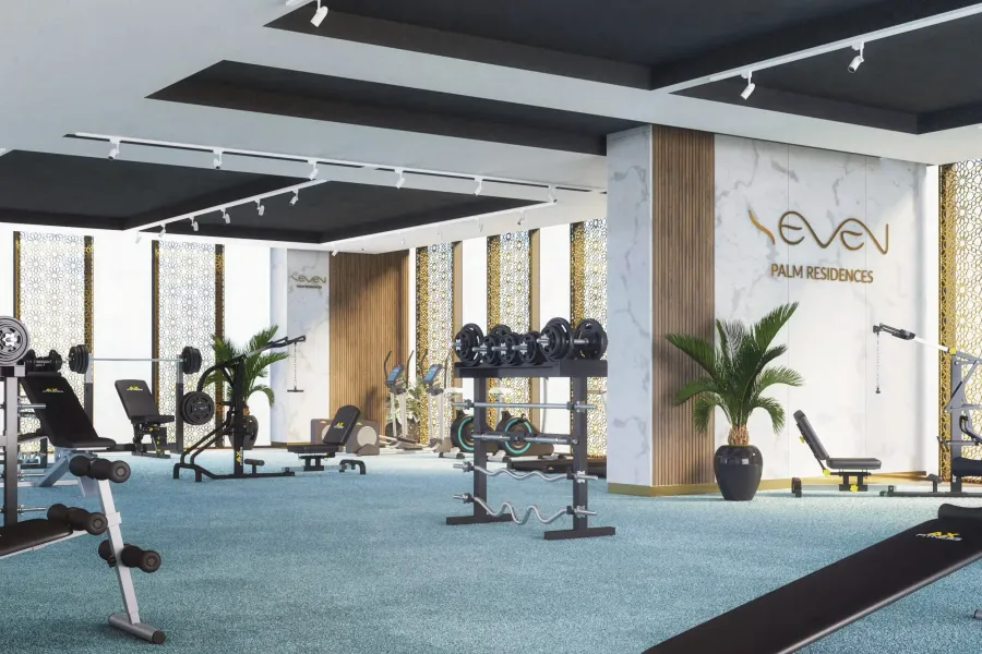 Fully Equipped Gym at Aquora by Casa Vista Development.